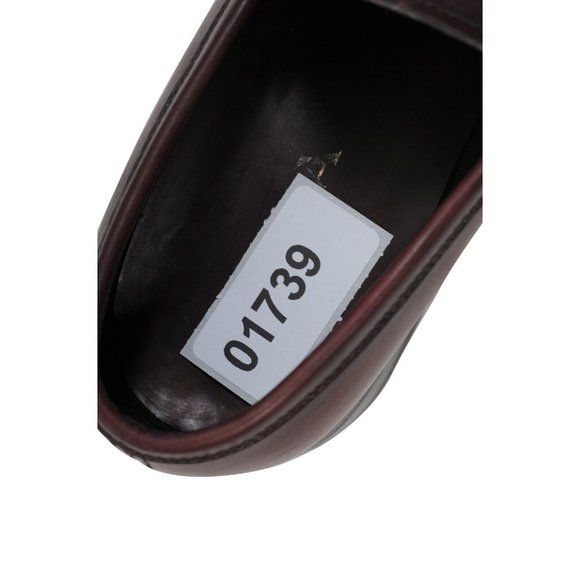 Prada Mens Vintage Penny Loafers Size US7 UK6 Brown Leather Square Toe Slip On - Picture 11 of 11